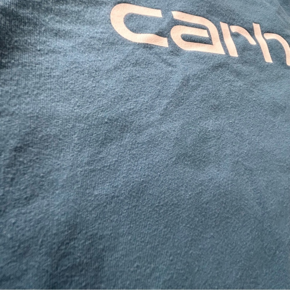 Carhartt Men's T-shirt Relaxed Fit "Force" Blue Green Size 3XL - Picture 7 of 8